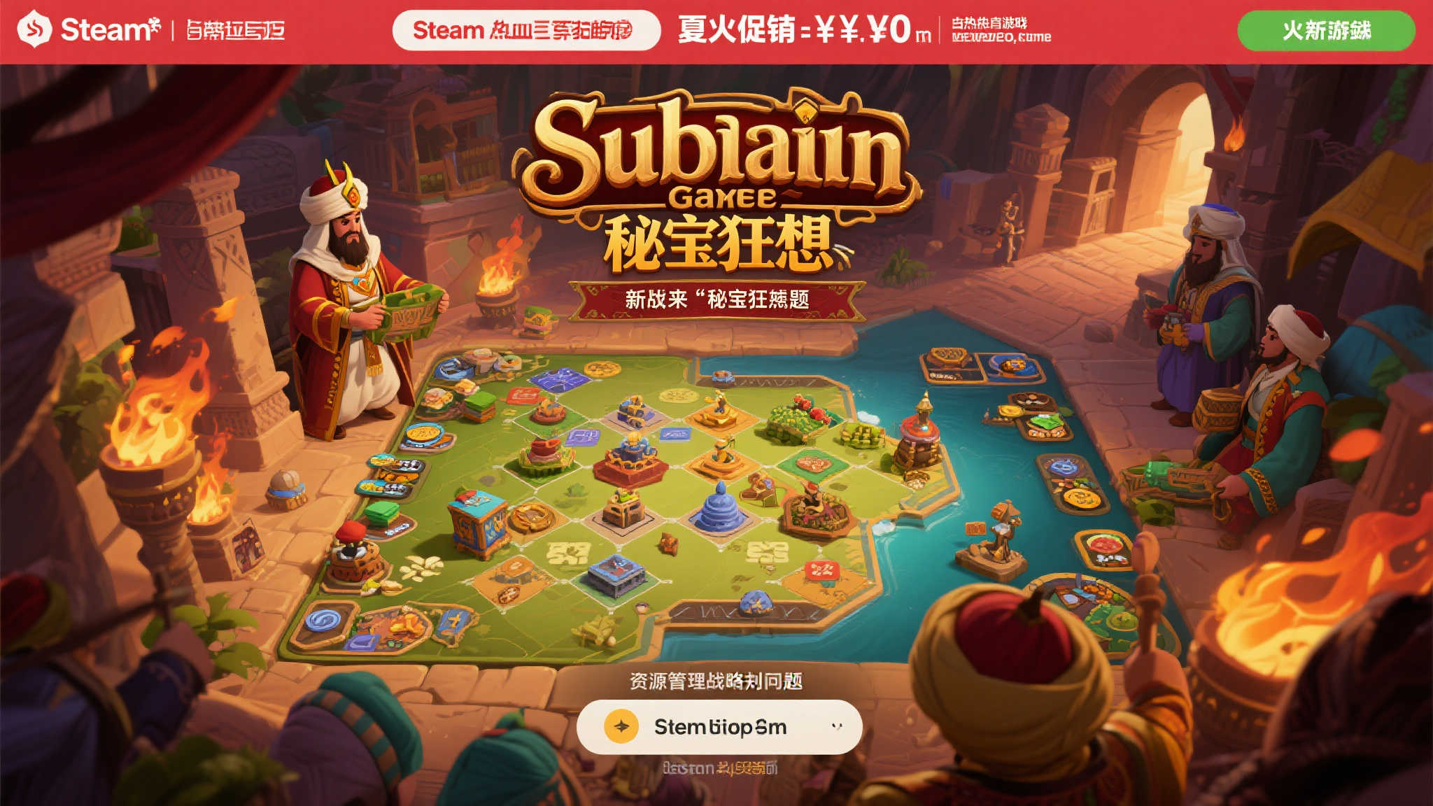 苏丹热潮再起,Steam夏季促销同步上线,全新“秘宝狂想”版本登场!