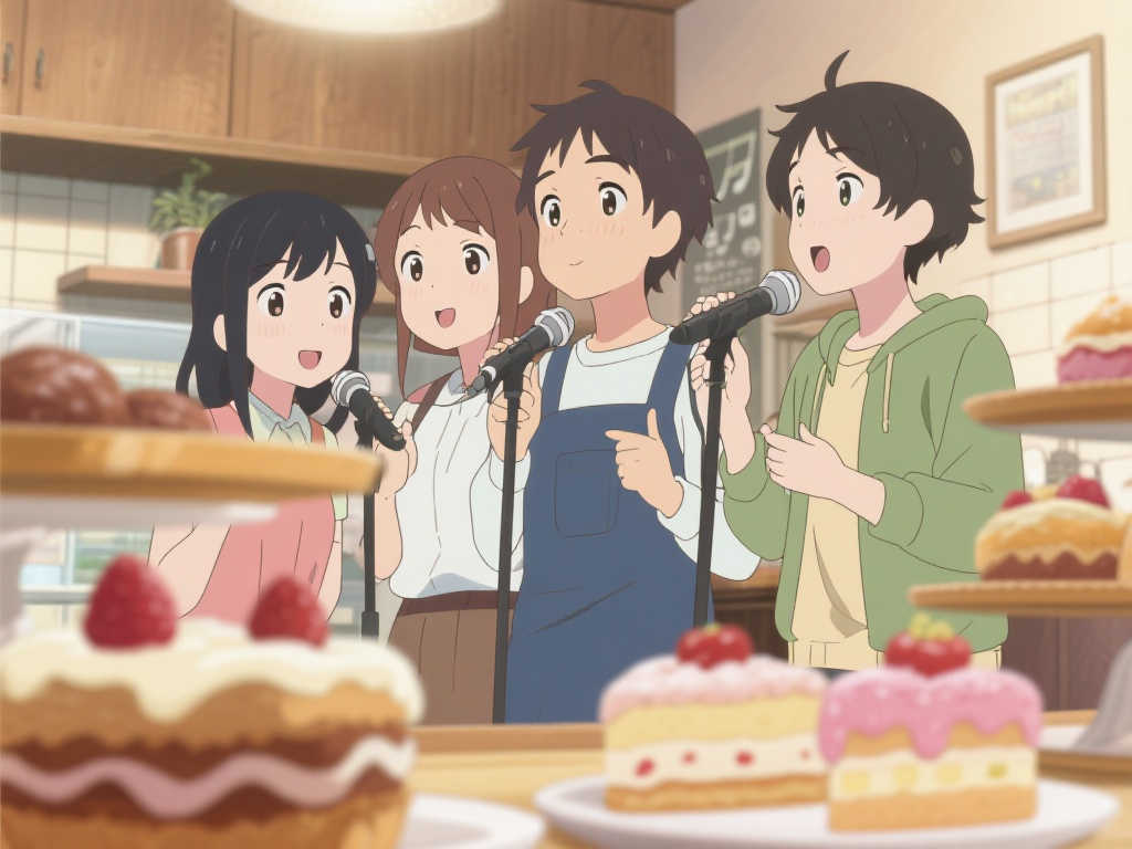 阿卡贝拉动画《歌声如法式千层酥》PV发布，7月即将开播