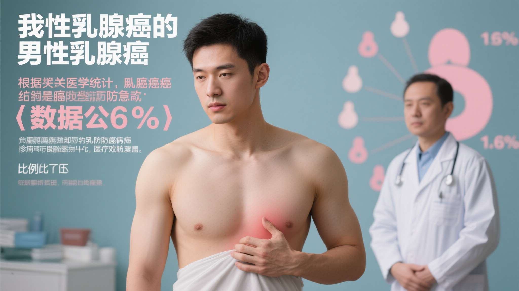 广西南宁某男子胸部有硬块未在意 1年后竟确诊乳腺癌!是真的吗